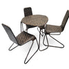 Set of Three Flo Chairs and Dining Table by Patricia Urquiola for Driade