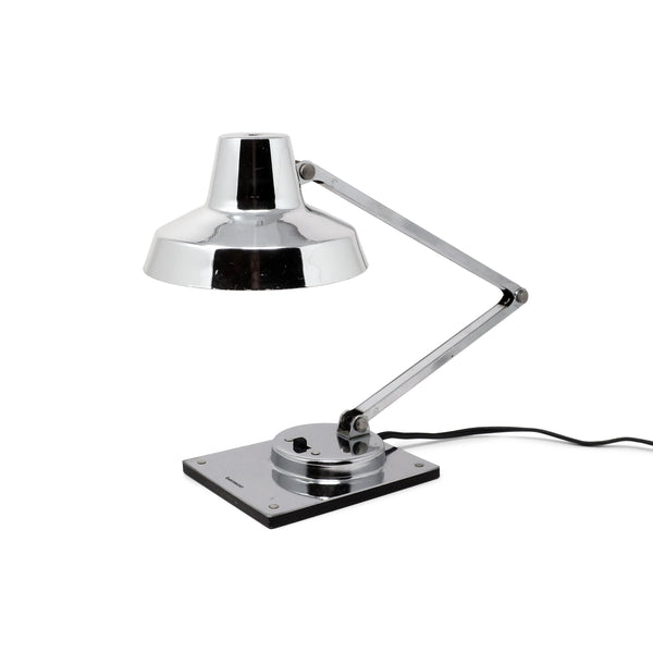 Vintage Chrome Tensor IL 400 Folding Desk Lamp