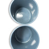 Pair of Vintage Blue-Gray Gainey Planters