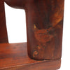 Vintage Folk Art Hand-Carved Walnut Bookends