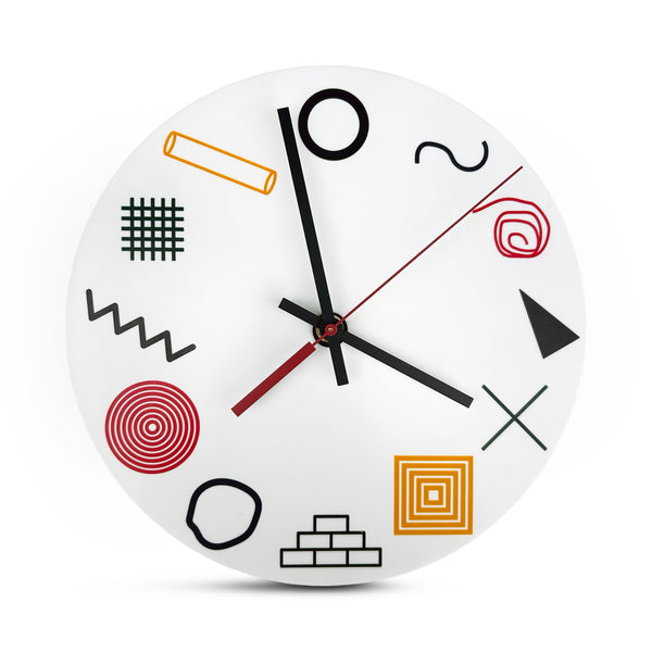 "EARLY PRIMARY" Wall Clock by Kim Mullis as Wilderness Bodies