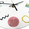 "MULTI-COLOR" Corian Wall Clock by Kim Mullis as Wilderness Bodies