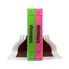 Pair of Vintage Stacked Tortoiseshell Lucite Bookends