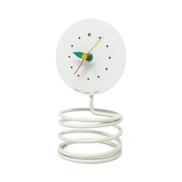 1980s Wakita Spring Table Clock