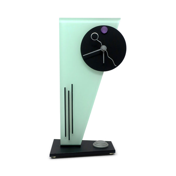 Vintage 1980s/90s Postmodern Desk Clock by Brian Prothro for Zipadeedoodah Designs