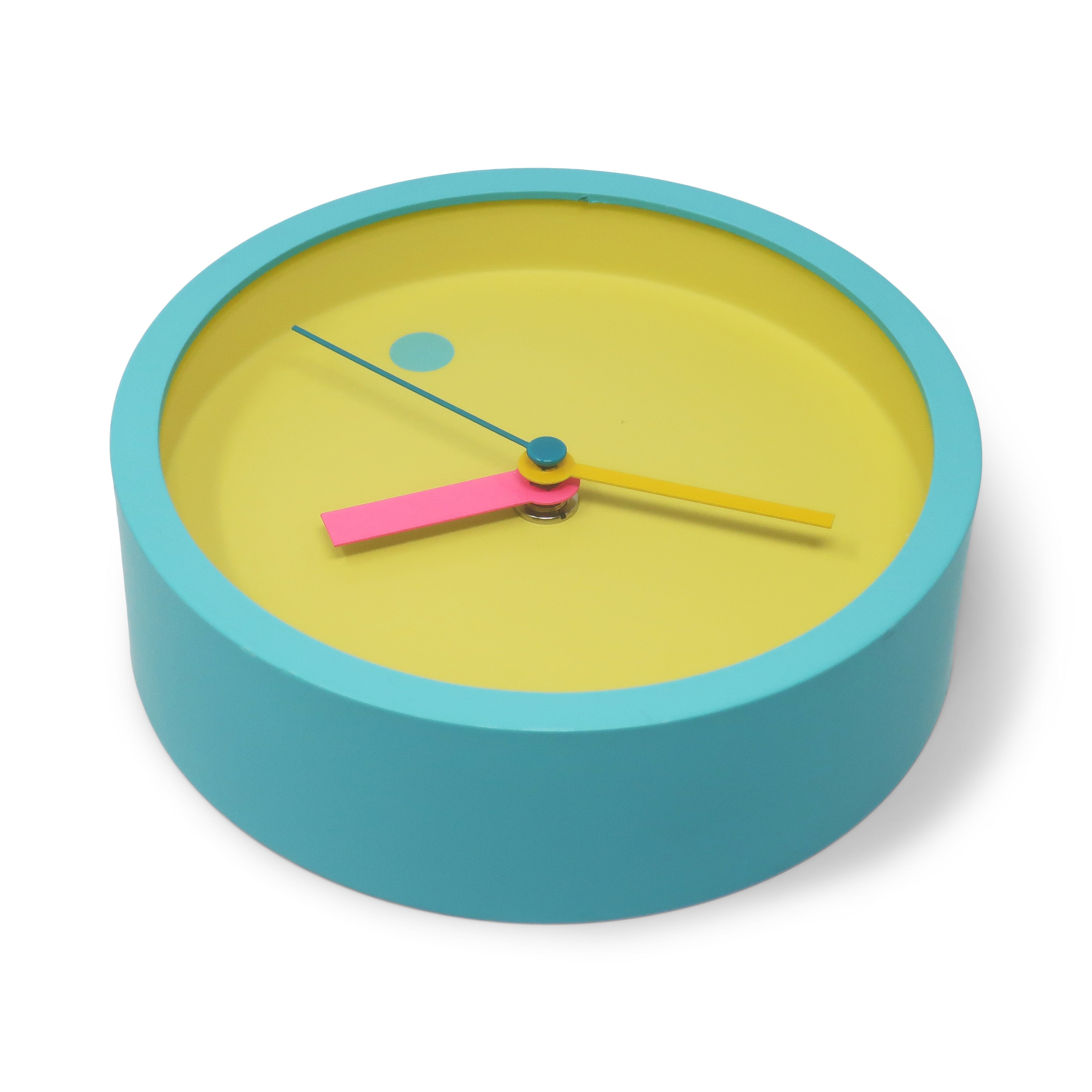 1980s Postmodern Pastel Wall Clock by Shohei Mihara for Wakita