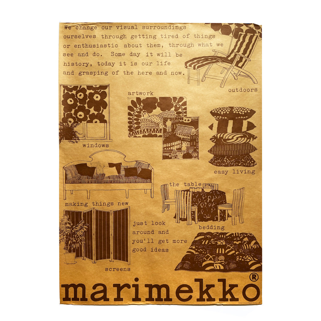 1977 Marimekko Promotional Poster