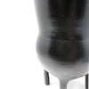 1990s Italian Bucchero Ceramic "Gubbio" Split-Rim Vessel by Gio Ponti for Neoponti/Costantino