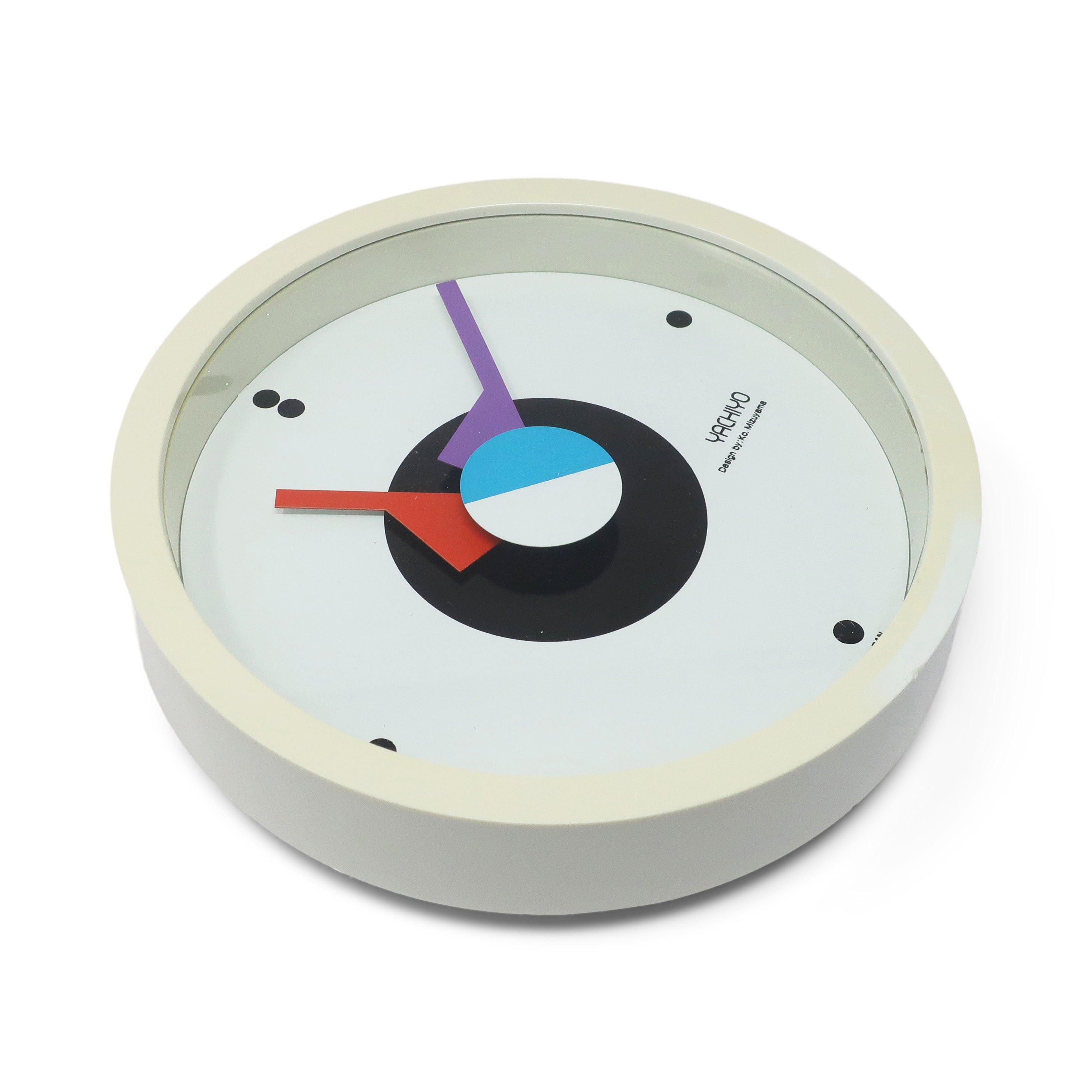1980s Postmodern Wall Clock by Ko Mizuyama for Yachiyo
