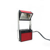 1960s Red and Black Courier Desk Lamp by Lightolier
