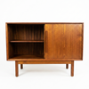 1970s Scandinavian Modern Teak Credenza / Cabinet