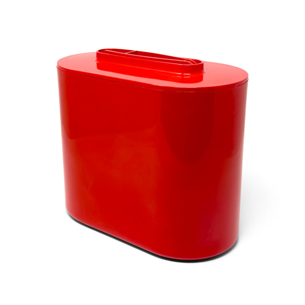 1970s Red 8420 Ice Bucket by Giotto Stoppino for Kartell