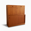 Scandinavian Modern Teak Drop Front Desk
