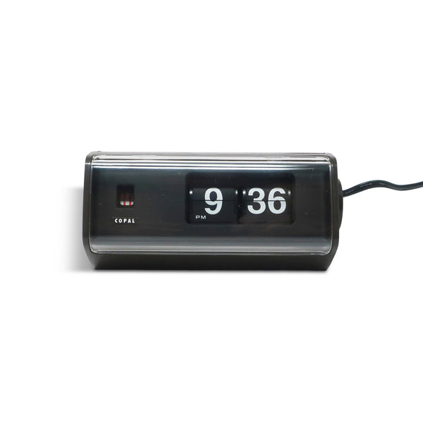 Vintage Dark Grey Copal Model 222 Flip Clock