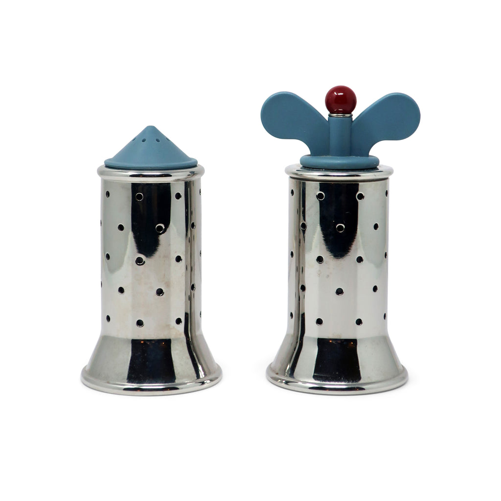 Postmodern Stainless Salt and Pepper by Michael Graves for Alessi