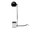 Silver and Black Lytegem Desk Lamp by Michael Lax for Lightolier