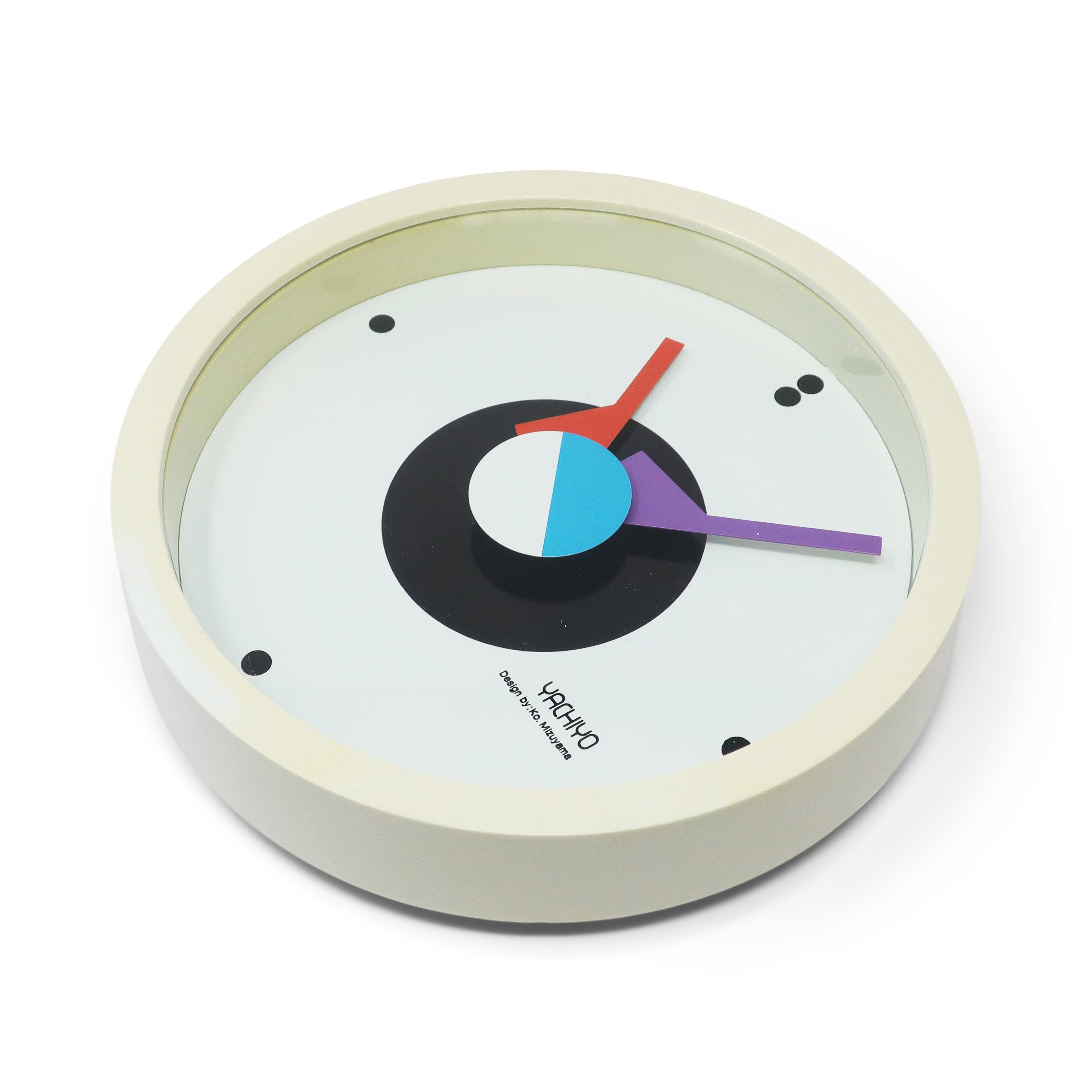 1980s Postmodern Wall Clock by Ko Mizuyama for Yachiyo