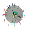 1980s Postmodern Studio Art Wall Clock