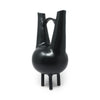 Set of Six 1990s Italian Bucchero Ceramic "Gubbio" Vessels by Gio Ponti for Neoponti/Costantino