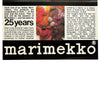 1970s 25th Anniversary Marimekko Poster with Liisa Suvanto