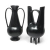 Set of Six 1990s Italian Bucchero Ceramic "Gubbio" Vessels by Gio Ponti for Neoponti/Costantino