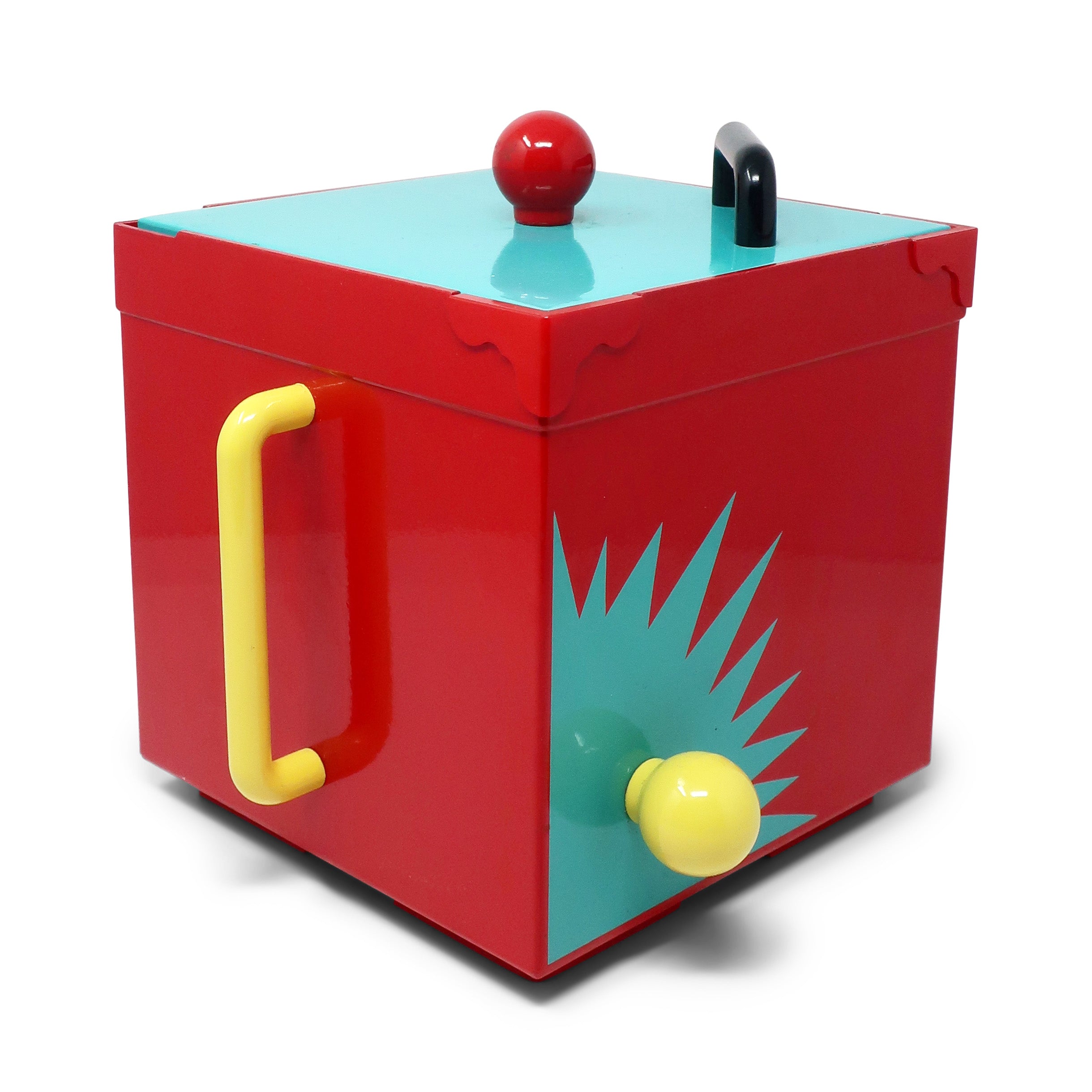 Postmodern Georges Briard Sunburst Ice Bucket and Coasters