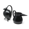 Set of Six 1990s Italian Bucchero Ceramic "Gubbio" Vessels by Gio Ponti for Neoponti/Costantino