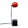 Red and Black Lytegem Desk Lamp by Michael Lax for Lightolier