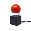 Red and Black Lytegem Desk Lamp by Michael Lax for Lightolier