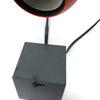 Red and Black Lytegem Desk Lamp by Michael Lax for Lightolier