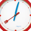 Postmodern Fork and Knife Wall Clock by Empire Arts