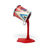 Vintage Red Pop Art APC Pouring Paint Can Bank