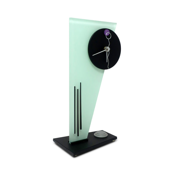 Vintage 1980s/90s Postmodern Desk Clock by Brian Prothro for Zipadeedoodah Designs