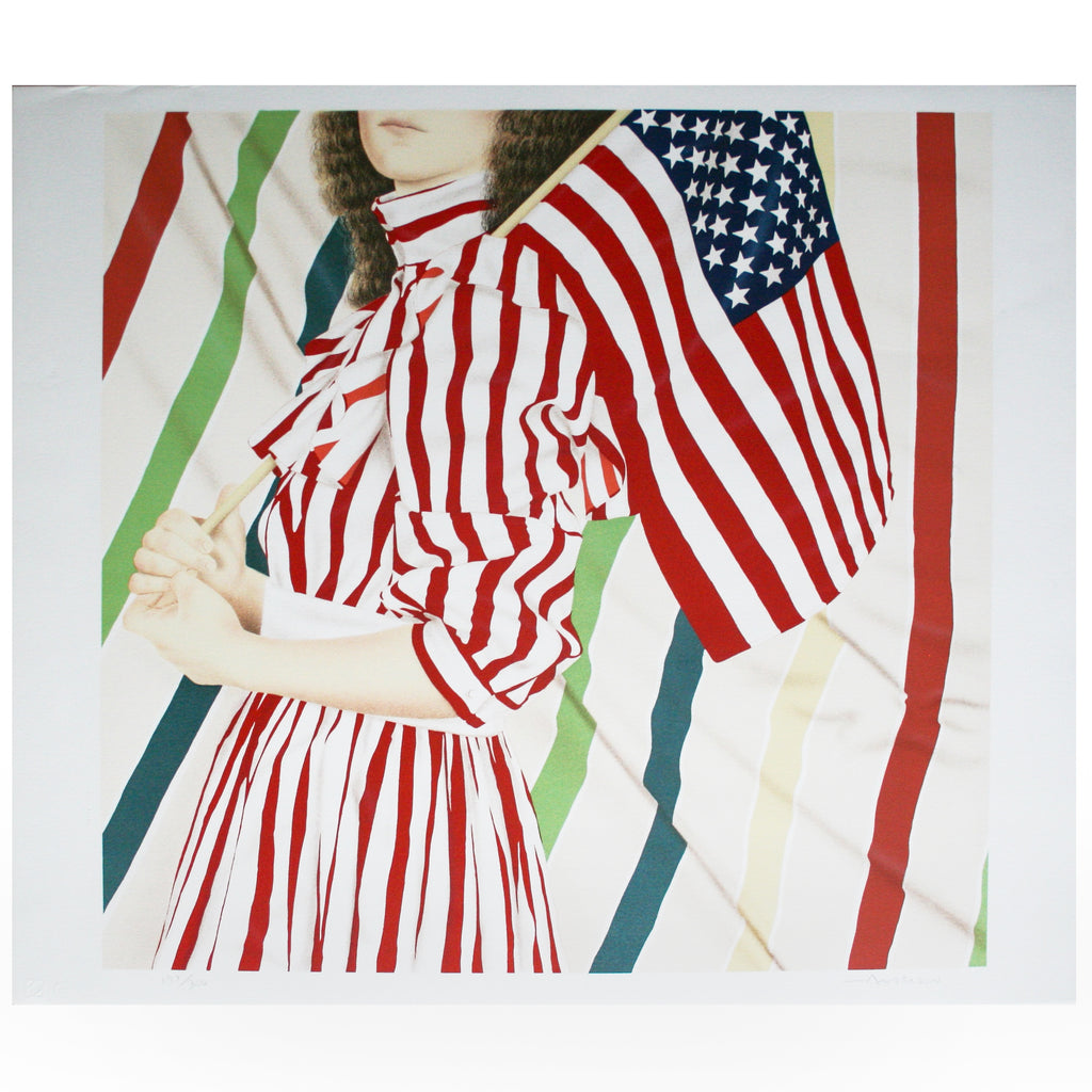 Limited Edition "Stars and Stripes" Lithograph by Robert Anderson