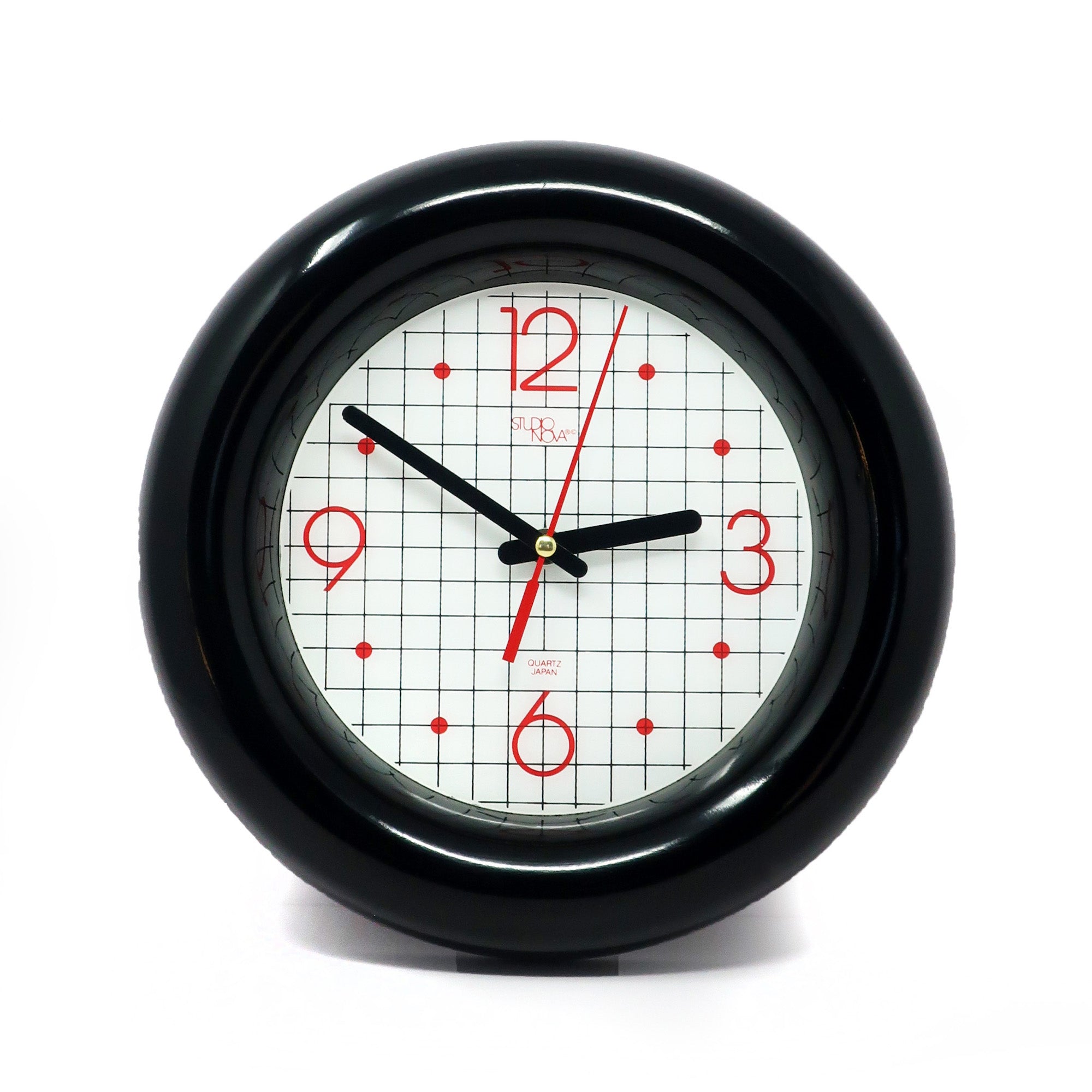 1980s Graphic Wall Clock by Studio Nova Japan