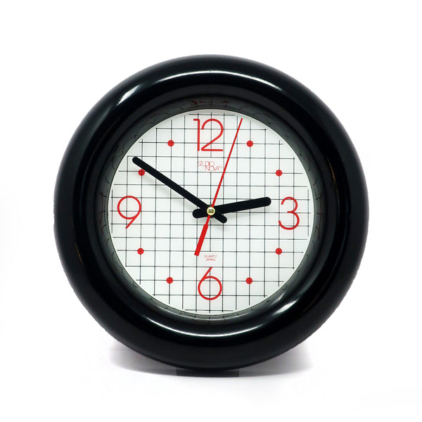 1980s Graphic Wall Clock by Studio Nova Japan