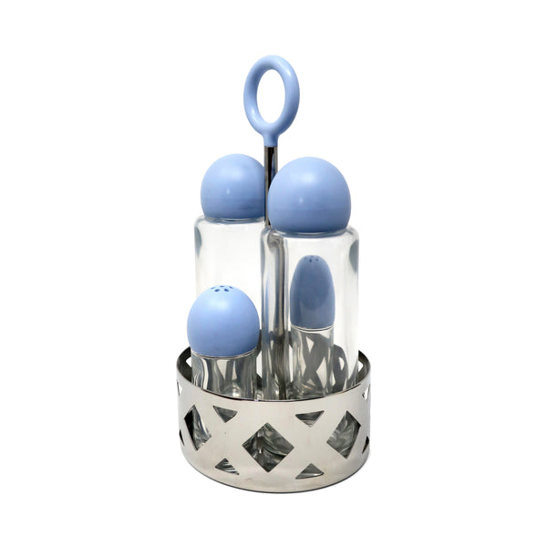 Blue Cruet Set by King Kong for Alessi