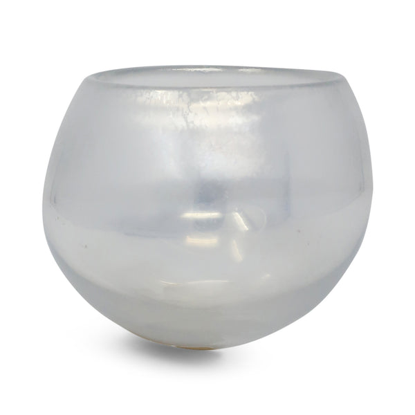 Iridescent Handblown Glass Lune Vase by Paola Navone for Arcade