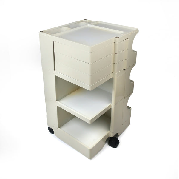 White Boby Cart by Joe Colombo for Bieffeplast