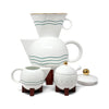 Dripper Ceramic Creamer and Sugar Pot by Michael Graves for Swid Powell