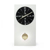 Vintage White Lucite Vision Pendulum Wall Clock by Seth Thomas