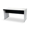 1980s White and Black Squiggle Desk by Ron Rezek