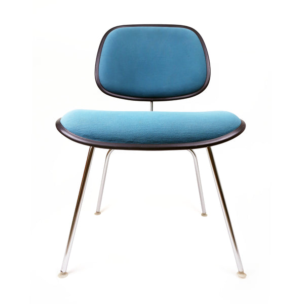 Vintage Teal Upholstered DCM Chairs by Eames for Herman Miller