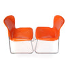Pair of Orange SM 400 Swing Chairs by Gerd Lange for Drabert