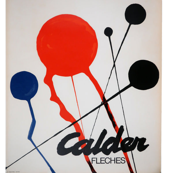 Alexander Calder Exhibition Poster, Galerie Maeght (Fleches)