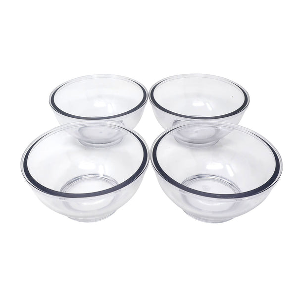 Four Clear Dansk Salad Bowls by Gunnar Cyren