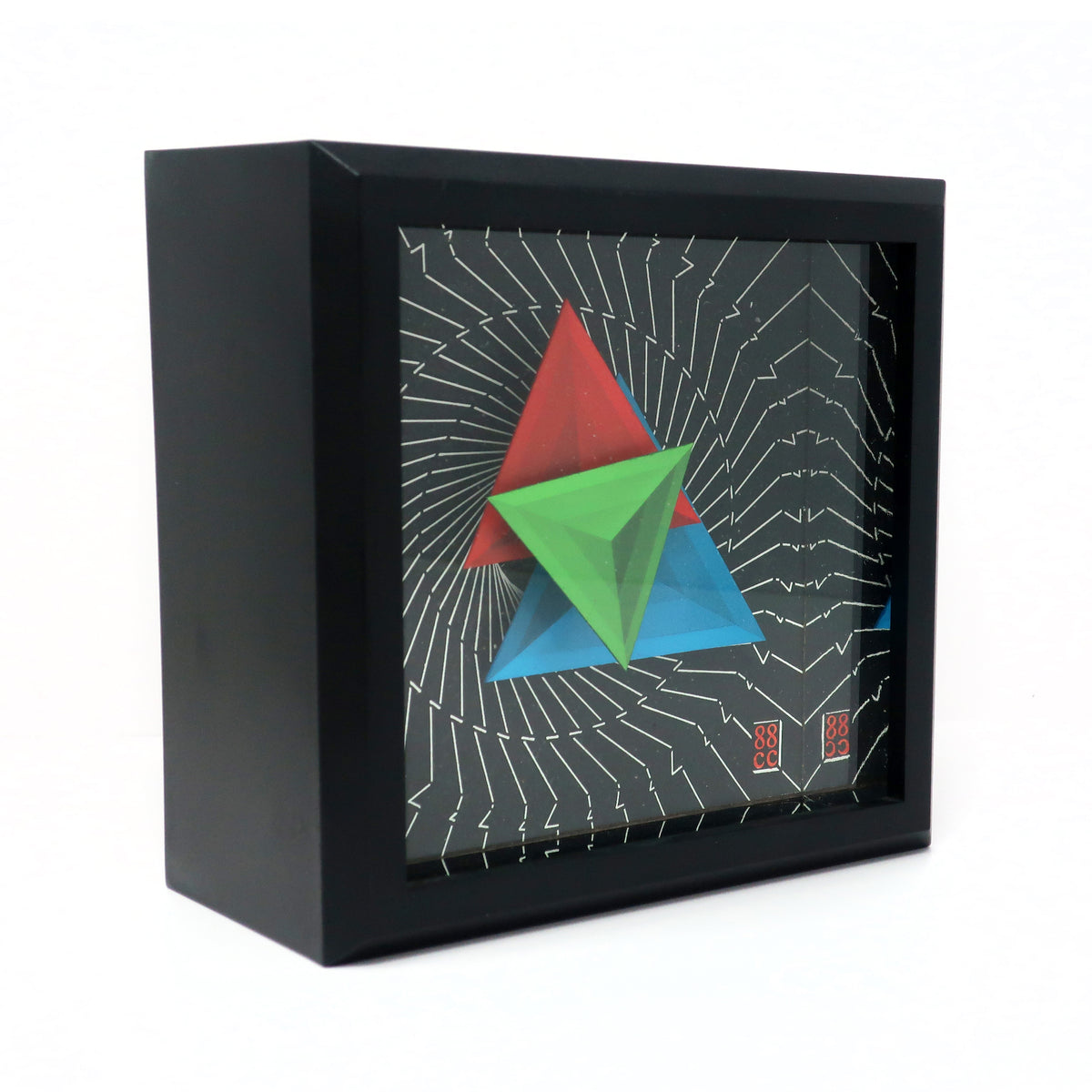 1980s Postmodern Desk Clock by Douglas Chalk for Clever Clocks