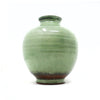 Vintage Green Studio Pottery Vase by Edwin & Mary Scheier
