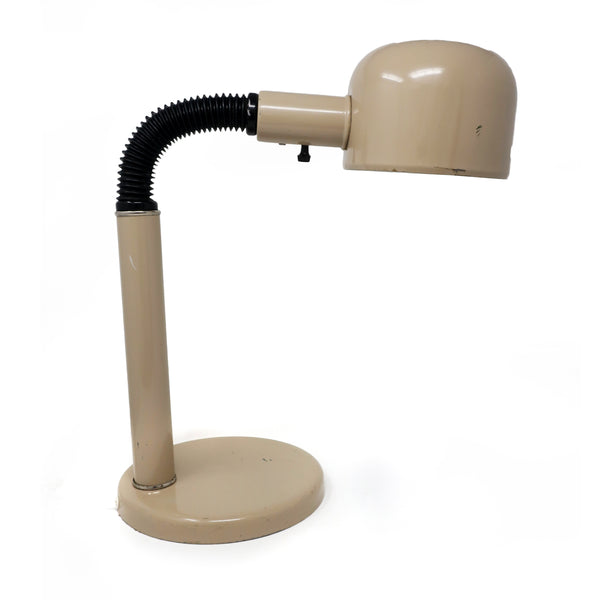 1970s Tan Adjustable Table Lamp