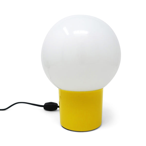 Vintage Yellow Globe Lamp